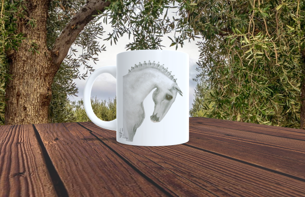 Taza Caballo tordo