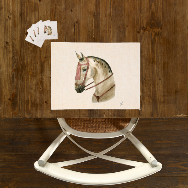 Mantel Individual Caballo Bayo