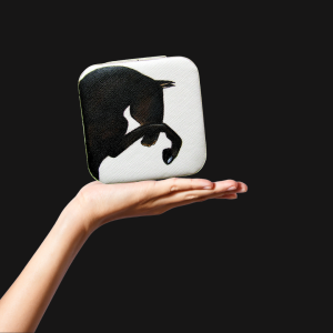 Joyero Silueta Ecuestre Pintado a Mano